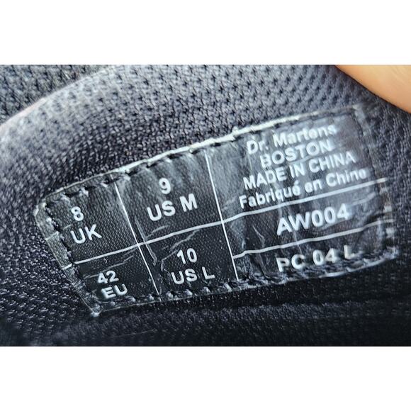 DOC MARTENS Boston BROWN LEATHER OXFORD SHOES MEN 9 Women 10 Distressed Vintage - Picture 9 of 10